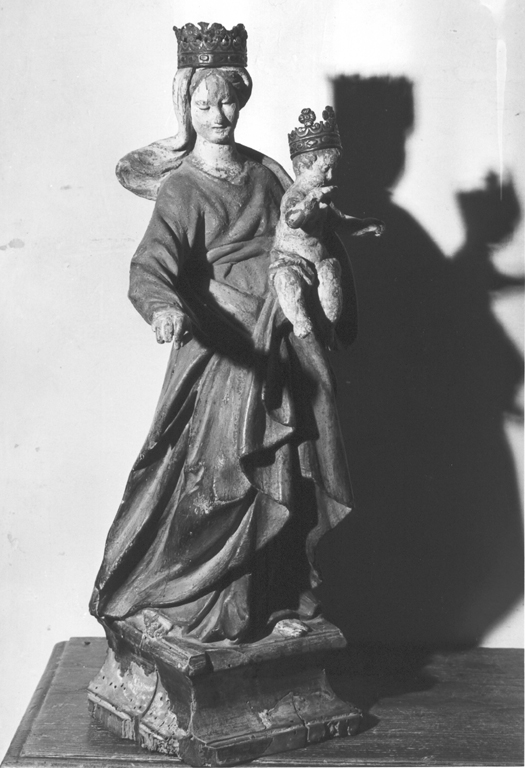Madonna con Bambino (statuetta devozionale) - ambito laziale (sec. XVIII)