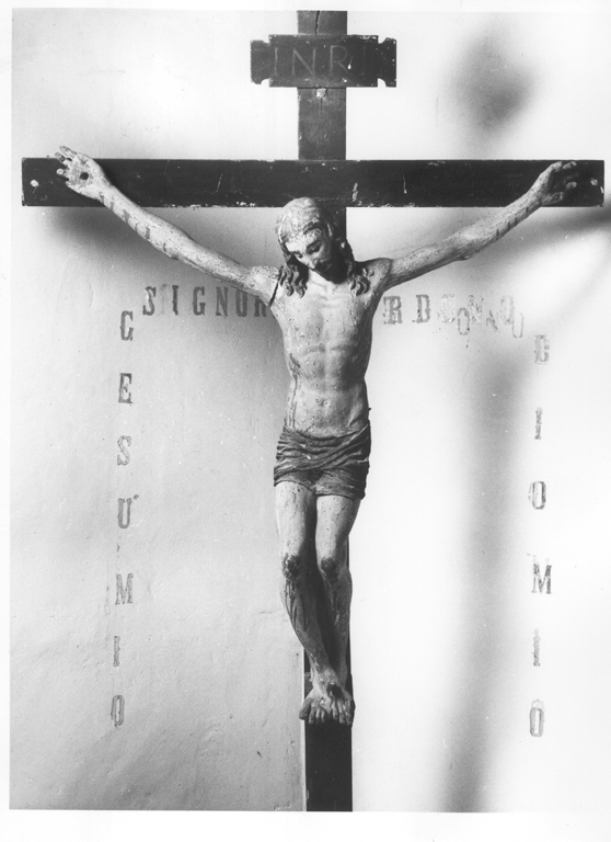 Cristo crocifisso (scultura) - ambito laziale (secc. XIX/ XX)