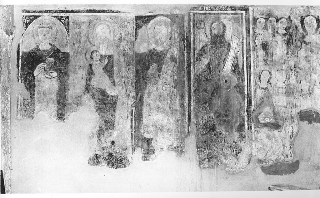 Madonna con Bambino e Santi (dipinto) - ambito laziale (sec. XV)