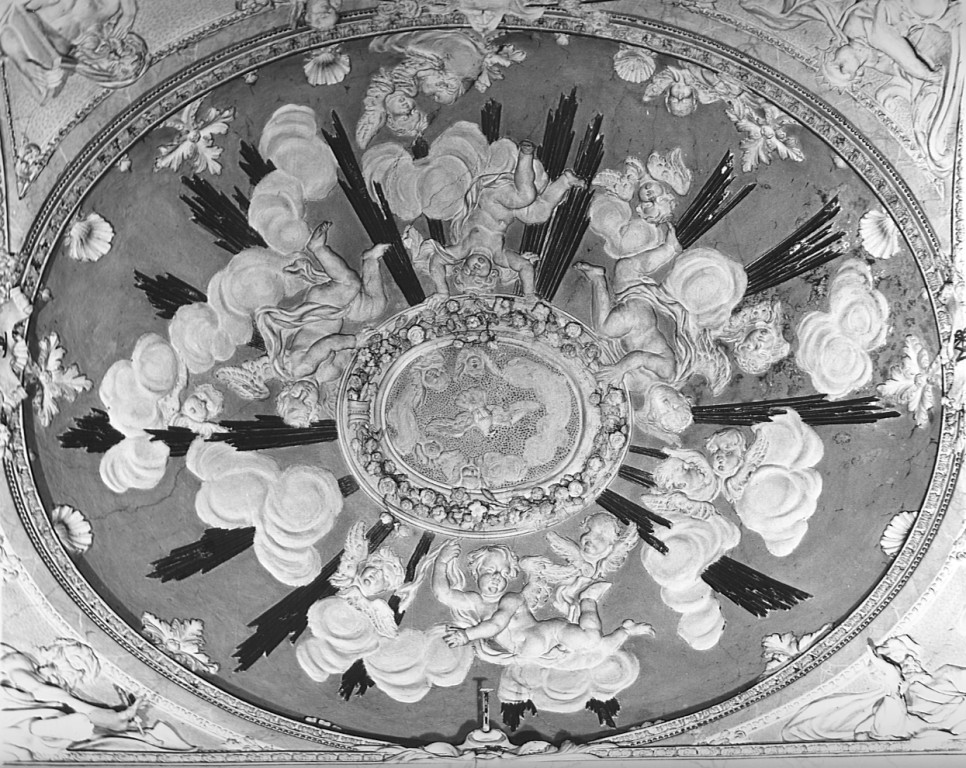 colomba dello Spirito Santo (decorazione plastica) - ambito laziale (prima metà sec. XVIII)