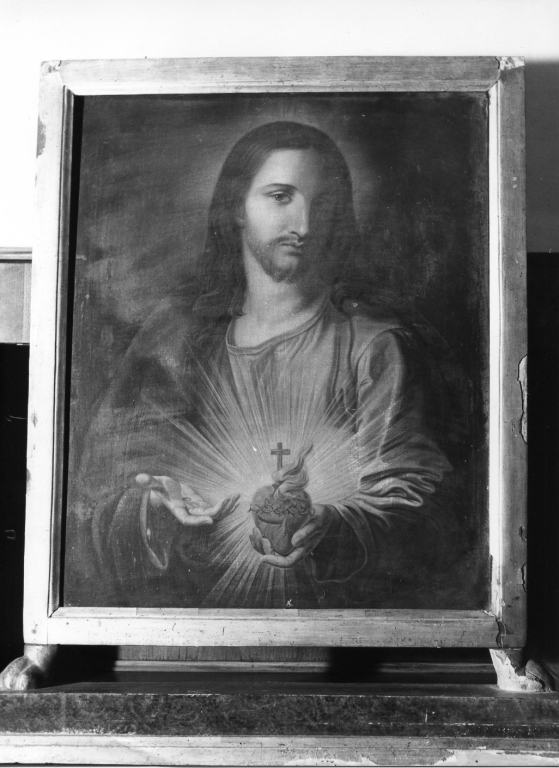 Sacro Cuore di Gesù (dipinto) - ambito romano (seconda metà sec. XIX)