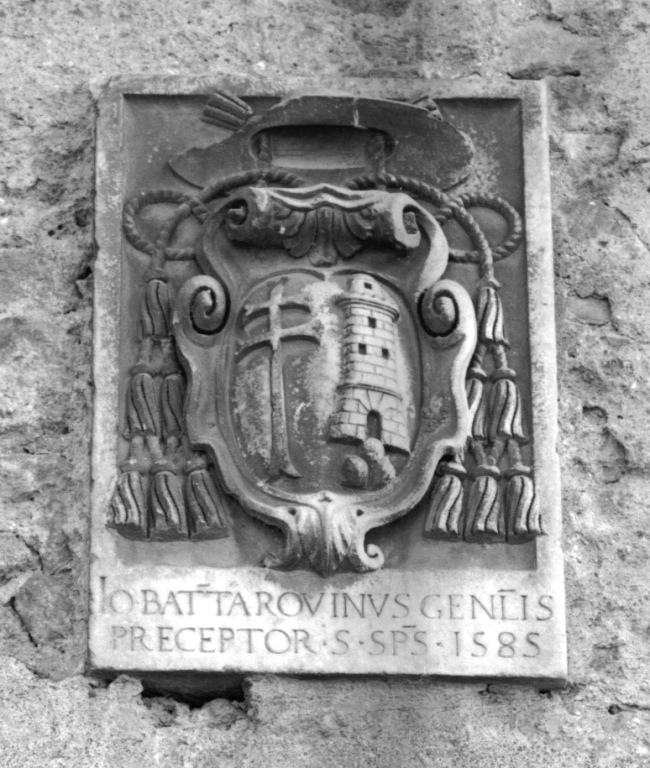 stemma carinalizio di Giovan Battista Ruino (rilievo) - ambito laziale (sec. XVI)