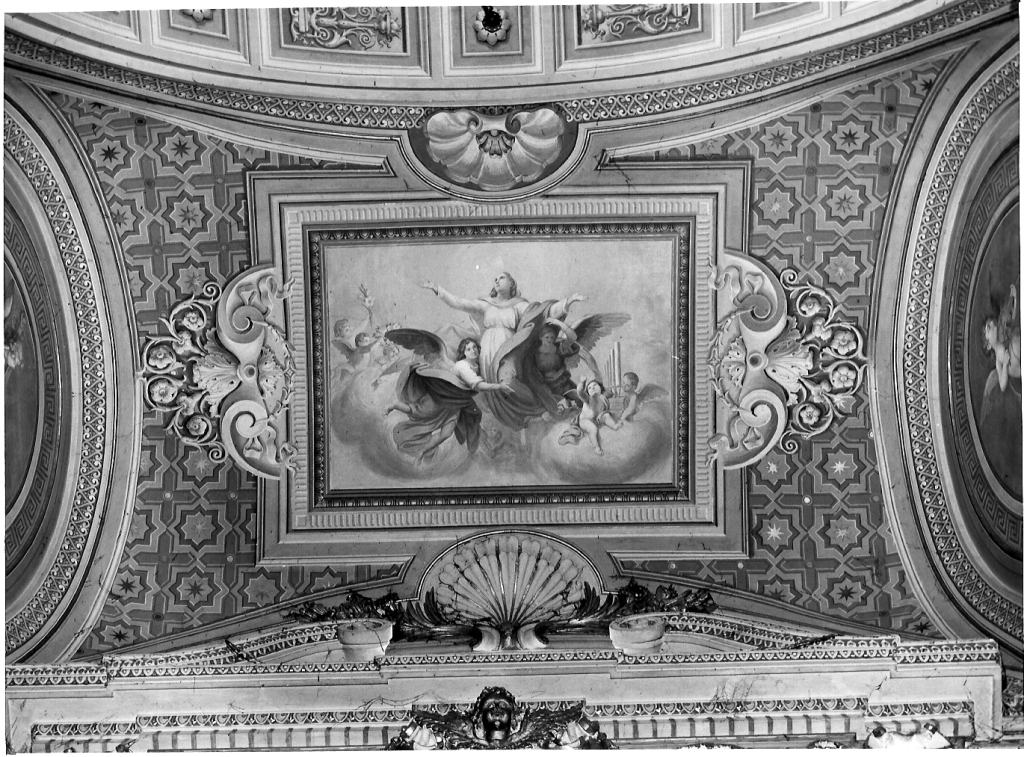 gloria di Santa Cecilia (dipinto) di Cianti Michelangelo (fine sec. XIX)