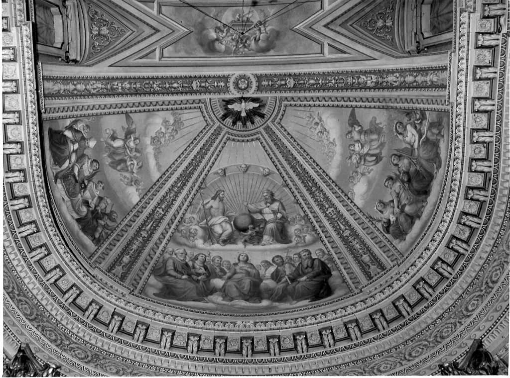 trionfo della Chiesa (dipinto) di Cianti Michelangelo (fine sec. XIX)