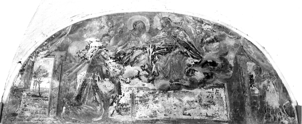 episodio della vita di San Francesco d'Assisi (dipinto) - ambito laziale (sec. XVII)