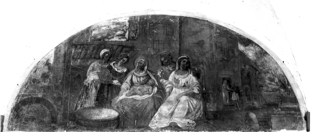 nascita di San Francesco d'Assisi (dipinto) - ambito laziale (sec. XVII)