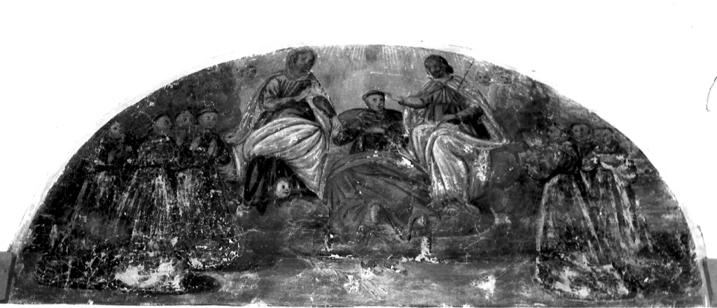 gloria di San Francesco d'Assisi (dipinto) - ambito laziale (sec. XVII)
