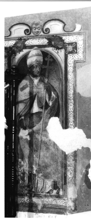 Santo vescovo (dipinto) di Zecca Orazio (metà sec. XVII)