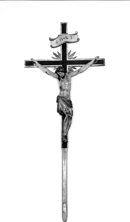 Cristo crocifisso dolente (crocifisso) - ambito laziale (prima metà sec. XIX)