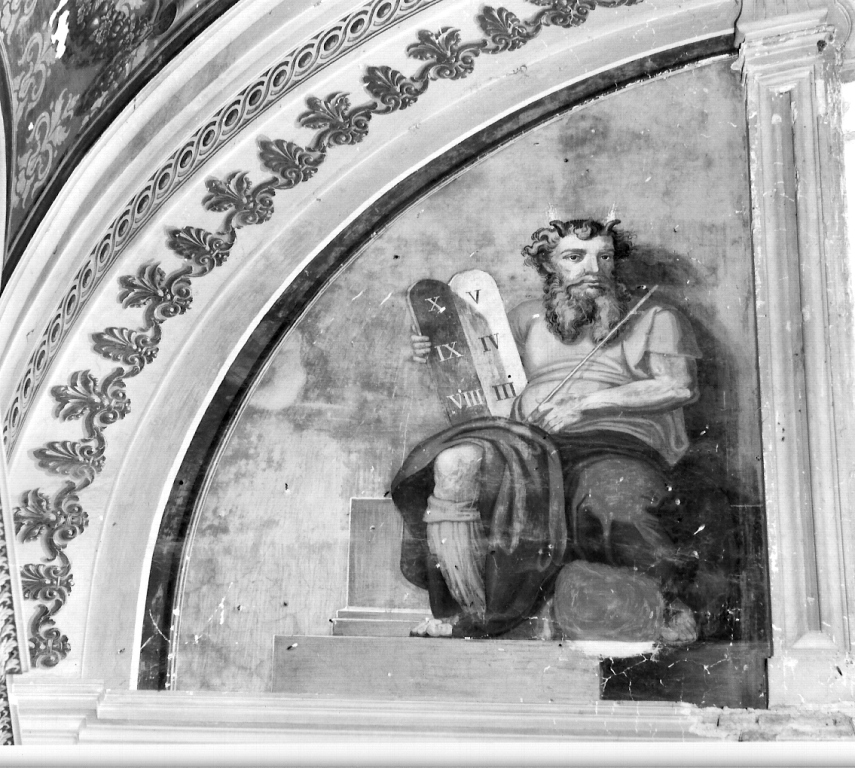 Mosè con le tavole della legge (dipinto) di Cianti Michelangelo (ultimo quarto sec. XIX)