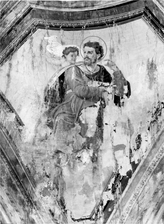 San Matteo Evangelista (dipinto) di Cianti Michelangelo (ultimo quarto sec. XIX)