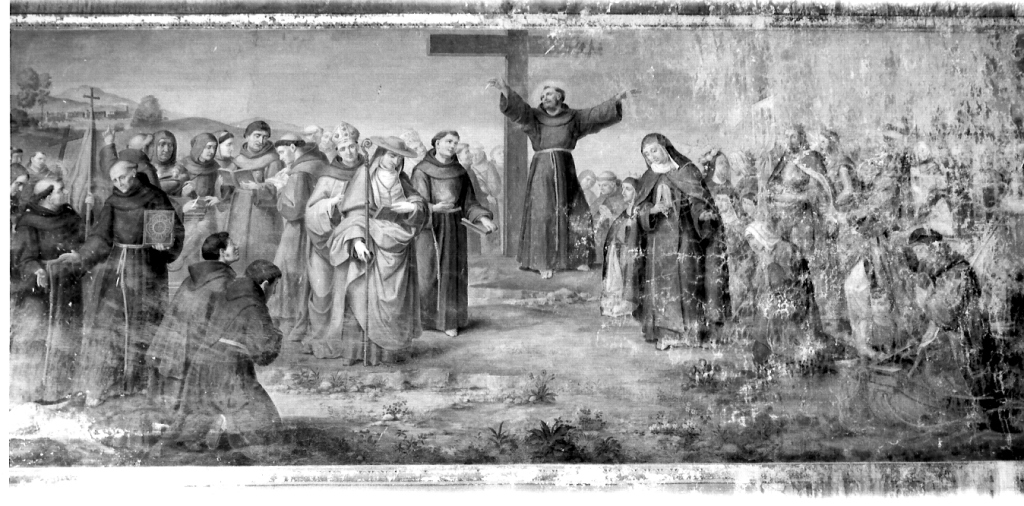 apoteosi dell'Ordine francescano (dipinto) di Cianti Michelangelo (ultimo quarto sec. XIX)