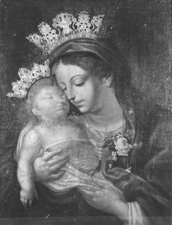 Madonna con Bambino (dipinto) - ambito laziale (sec. XVIII)