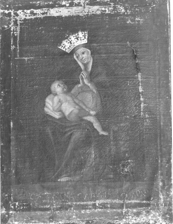 Madonna di Capo d'Acqua con Bambino (dipinto) - ambito laziale (seconda metà sec. XVIII)
