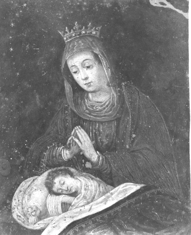 Madonna di Capo d'Acqua con Bambino (dipinto) - ambito laziale (fine sec. XVIII)