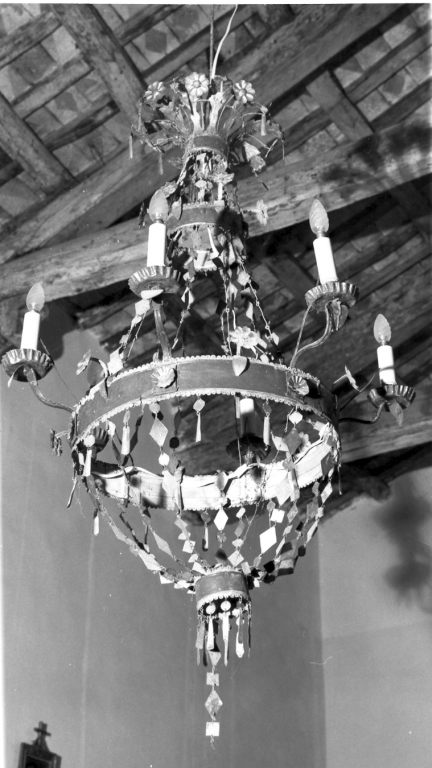 lampadario da chiesa - ambito laziale (sec. XIX)