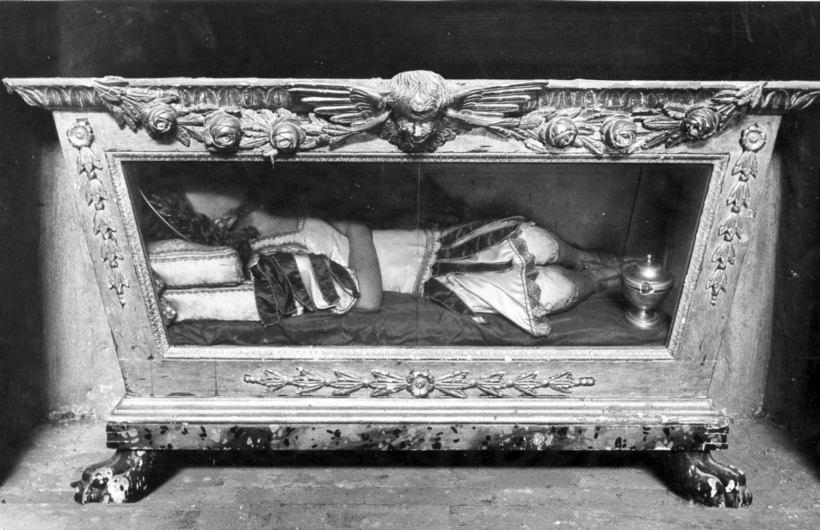 urna - a sarcofago - ambito laziale (metà sec. XIX)