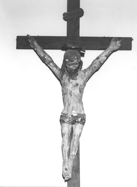 Cristo crocifisso (croce d'altare) - ambito laziale (seconda metà sec. XV)