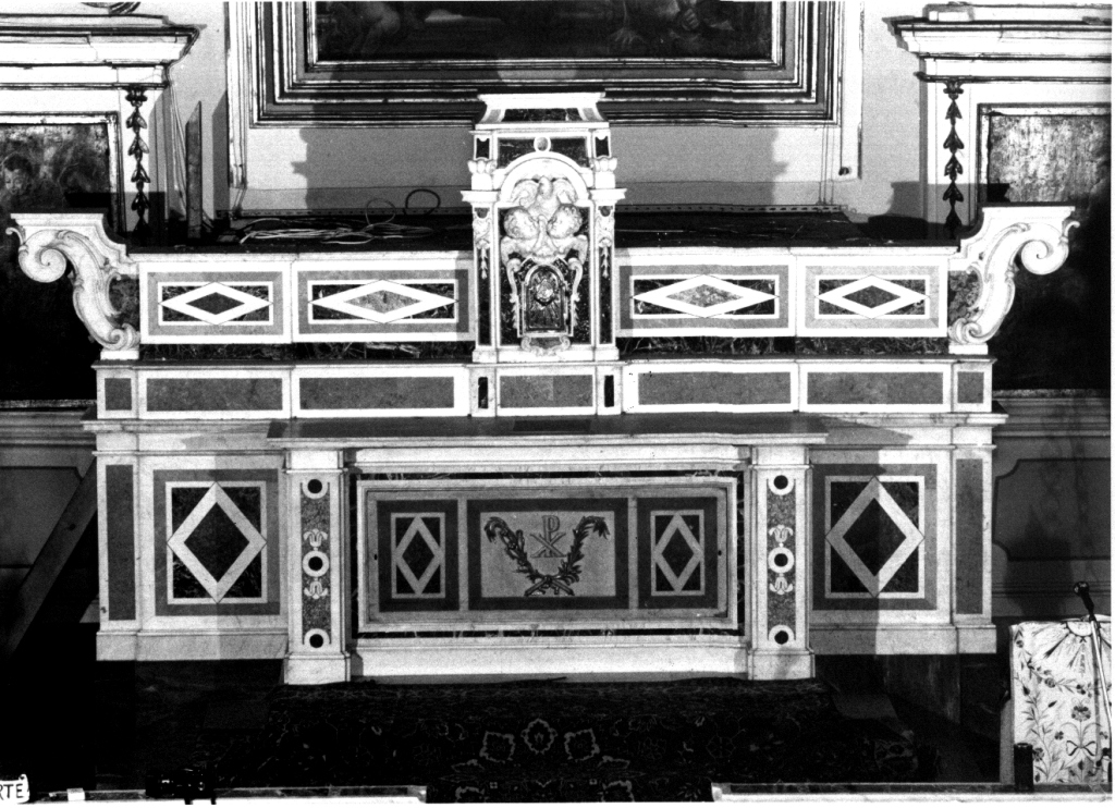 altare maggiore - ambito campano (inizio sec. XVIII)