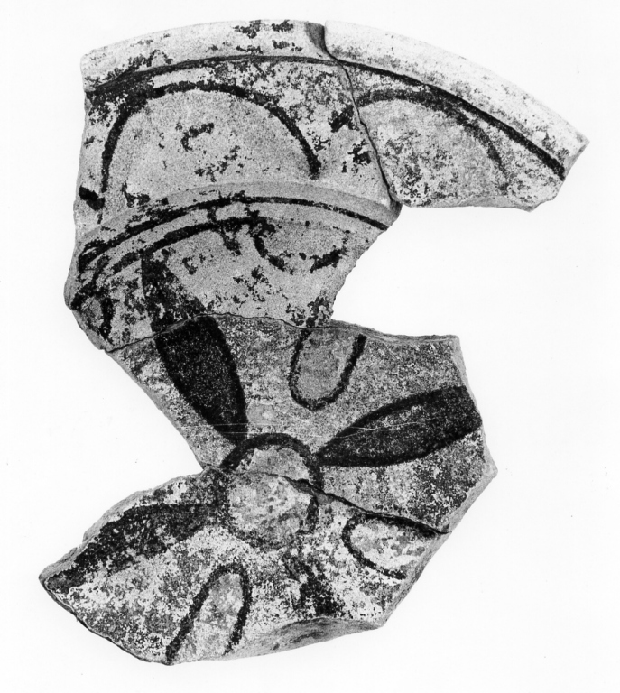 piatto, frammento - manifattura orvietana (seconda metà sec. XIV)