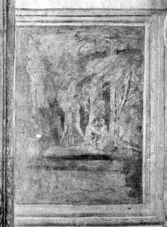 decorazione pittorica - ambito romano (seconda metà sec. XVI)