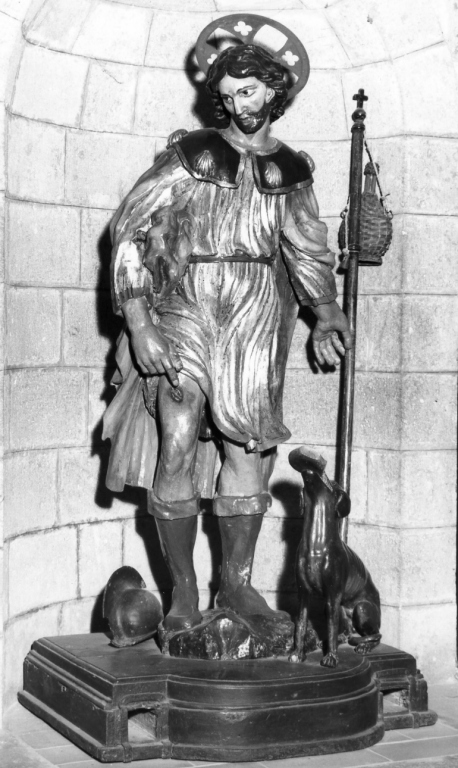 San Rocco (statua) - ambito napoletano (inizio sec. XVIII)