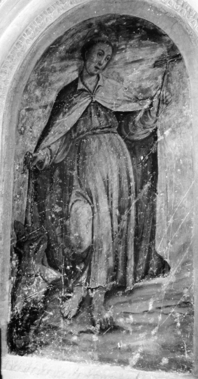 San Pietro eremita (dipinto, pendant) - ambito laziale (seconda metà sec. XVI)