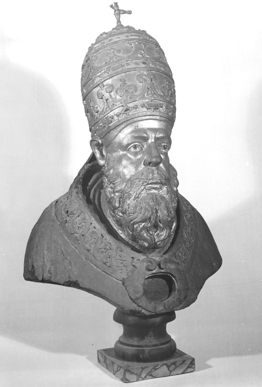 papa (reliquiario - a busto) - ambito arabo-siciliano (sec. XIX)