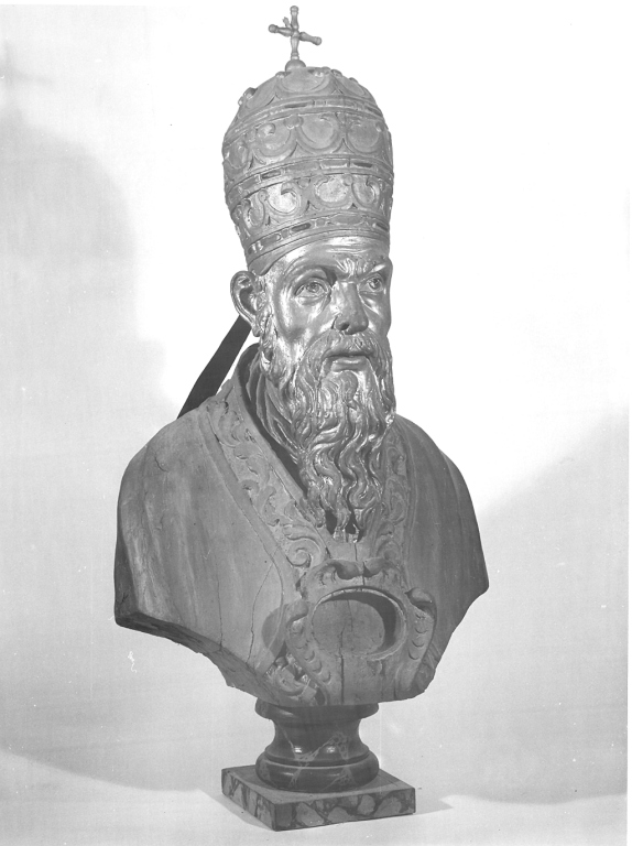 papa (reliquiario - a busto) - ambito arabo-siciliano (sec. XIX)