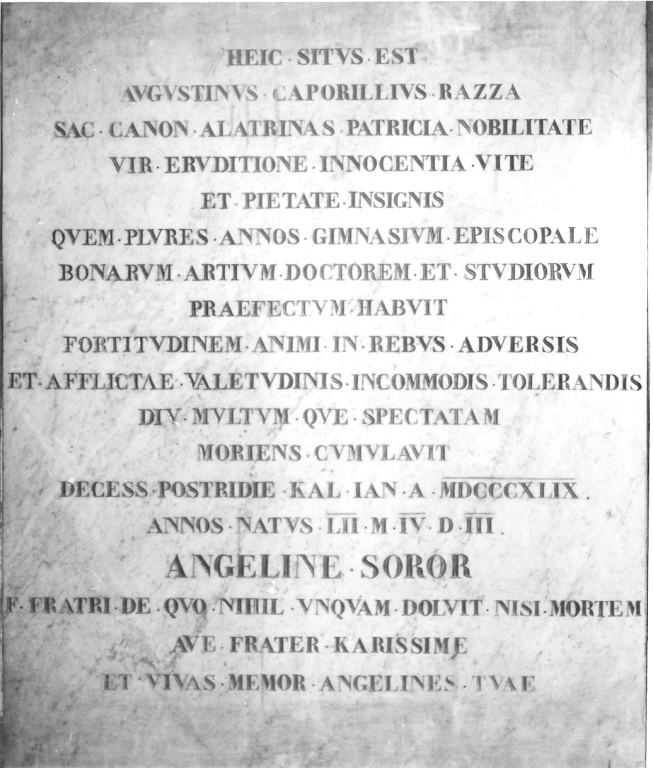 lastra tombale - ambito arabo-siciliano (sec. XIX)
