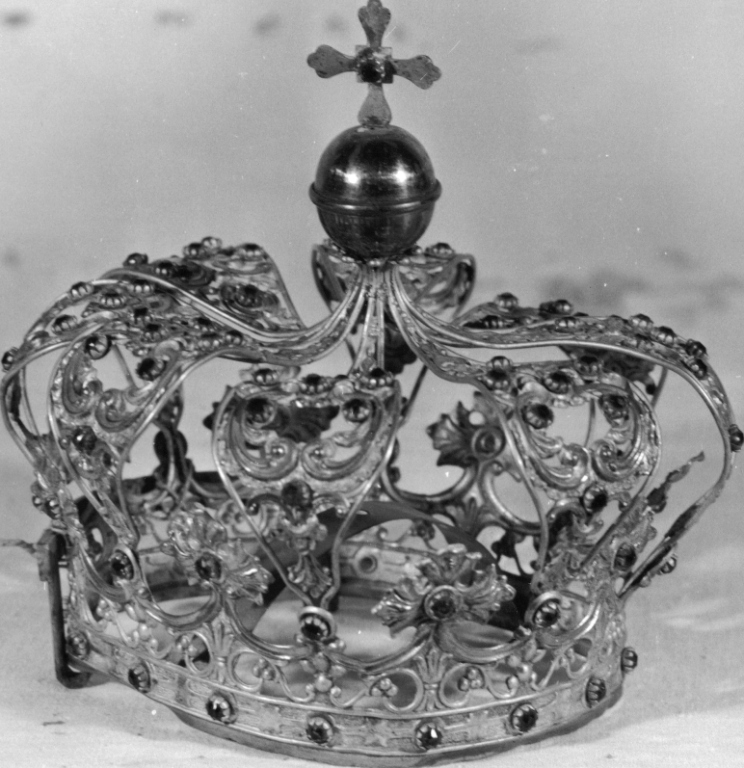 corona da statua - bottega laziale (metà sec. XIX)
