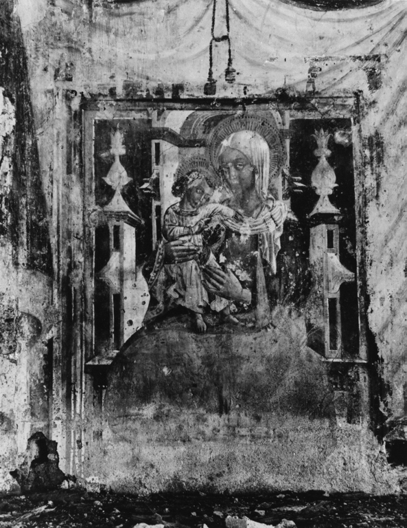 Madonna in trono con Bambino (dipinto) - ambito viterbese (secc. XIV/ XV)