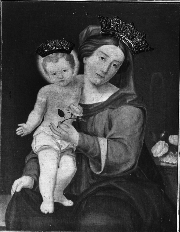 Madonna con Bambino (dipinto) di Dolbianchi (attribuito) (sec. XIX)
