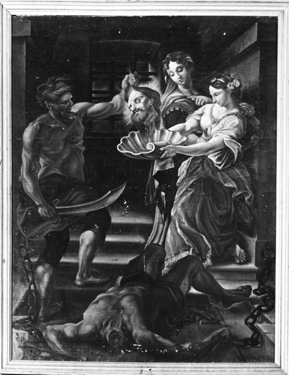 decapitazione di San Giovanni Battista (dipinto) - ambito viterbese (seconda metà sec. XVII)