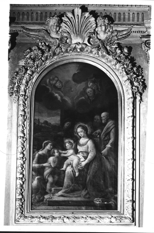 Madonna con Bambino e San Giovannino (dipinto) - ambito laziale (metà sec. XVIII)