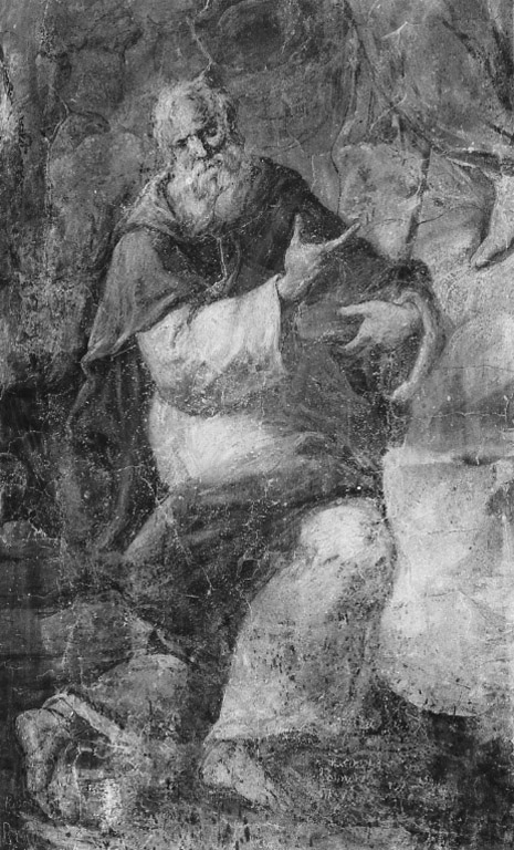 Madonna con Bambino in gloria e Sant'Antonio Abate (dipinto) - ambito laziale (seconda metà sec. XVIII)