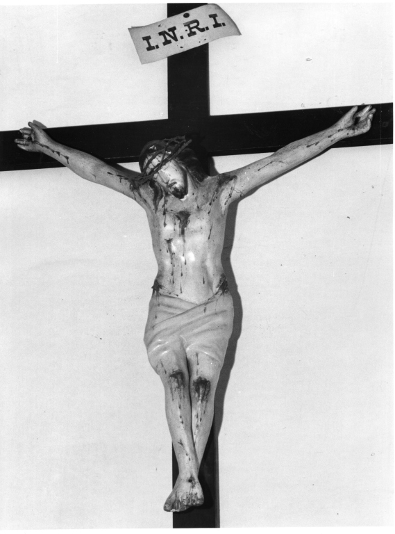Cristo crocifisso (scultura) - ambito laziale (seconda metà sec. XIX)