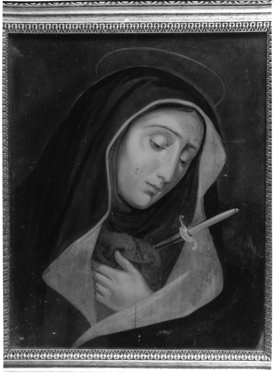 Madonna Addolorata (dipinto) - ambito laziale (primo quarto sec. XX)