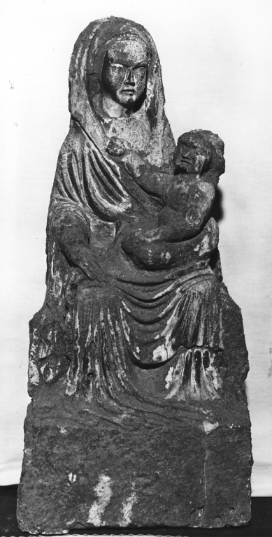 Madonna con Bambino (scultura) - bottega laziale (sec. XV)