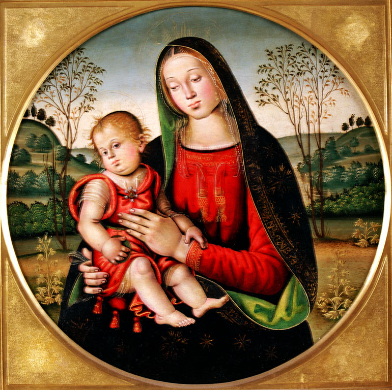Madonna con Bambino (dipinto) - ambito umbro (prima metà sec. XVI)