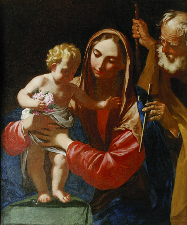 Sacra Famiglia (dipinto) - ambito bolognese (sec. XVII)