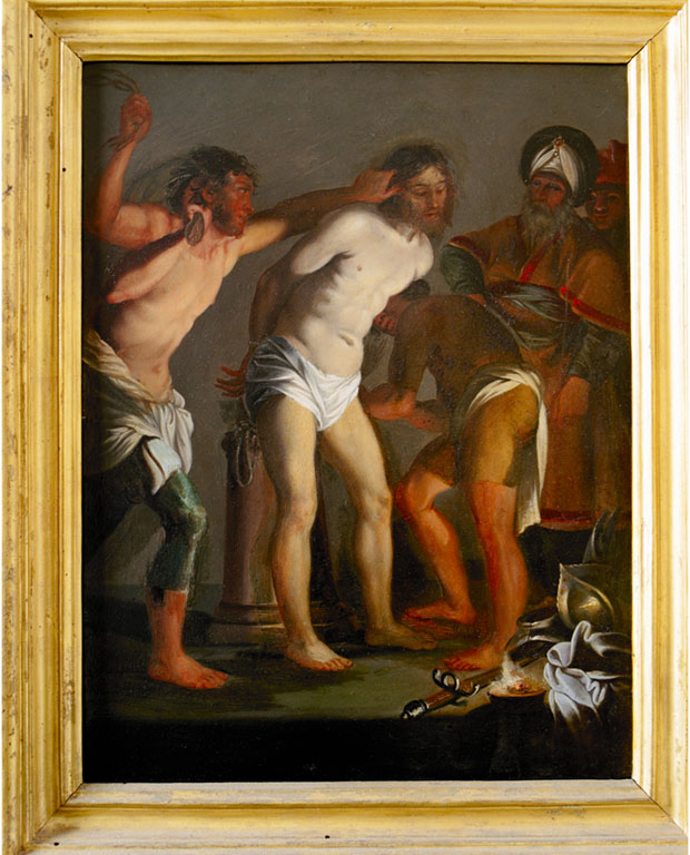 flagellazione di Cristo (dipinto) - ambito bolognese (sec. XVII)