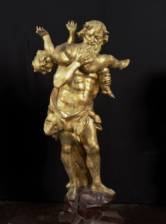 Crono che divora il figlio (gruppo scultoreo) - ambito romano (sec. XVII)