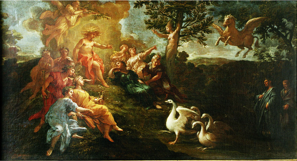 Parnaso (dipinto) di Baldi Lazzaro (seconda metà sec. XVII)