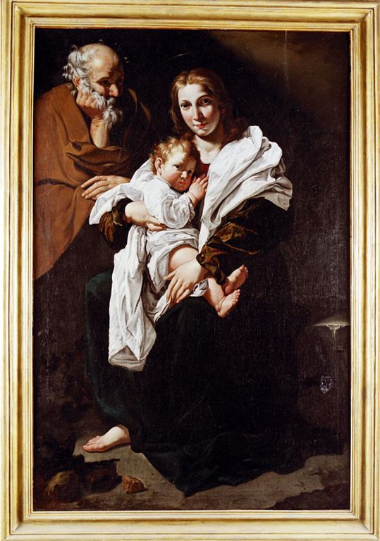 Sacra Famiglia (dipinto) di Cavarozzi Bartolomeo (scuola) (secc. XVI/ XVII)