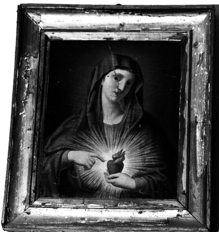Sacro Cuore di Maria (dipinto) - ambito laziale (sec. XIX)