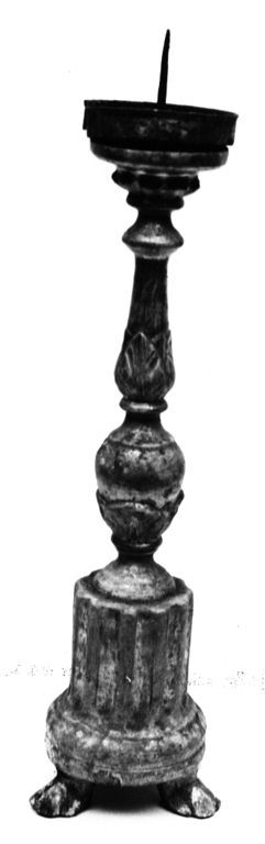 candeliere d'altare, serie - ambito laziale (sec. XIX)