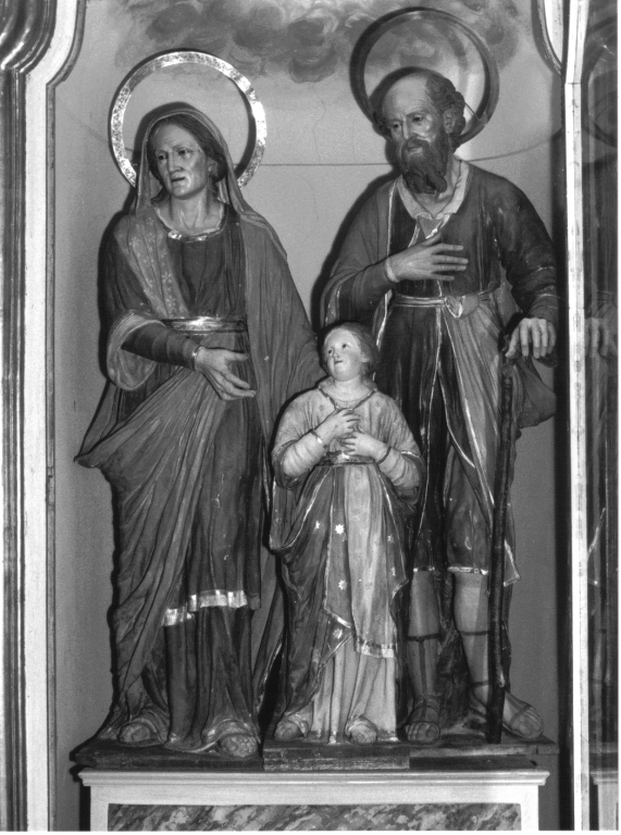 Sacra Famiglia (gruppo scultoreo) - ambito Italia meridionale (fine/inizio secc. XVIII/ XIX)