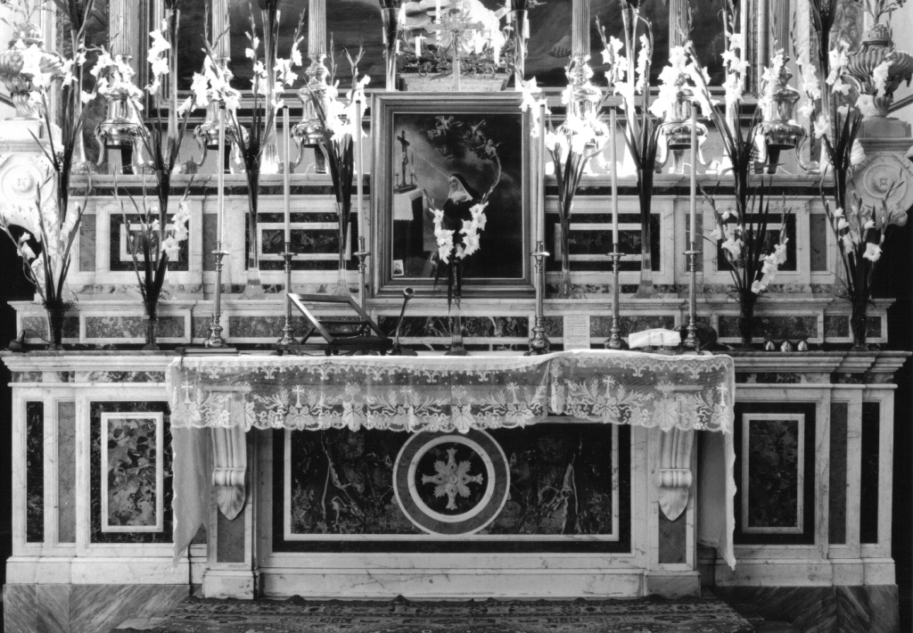 altare maggiore - ambito laziale (fine/inizio secc. XIX/ XX)