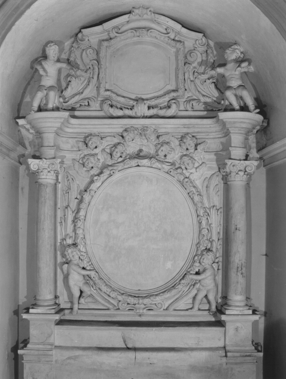 mostra architettonica d'altare - ambito laziale (sec. XVIII)